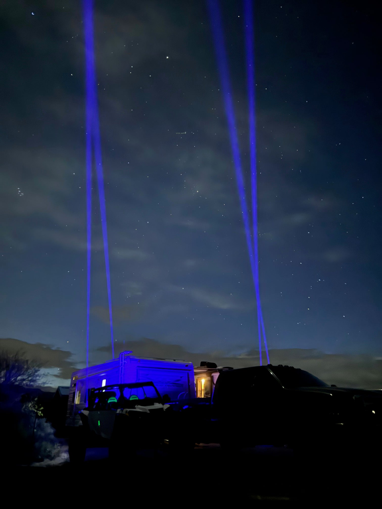 Rock Lights - Blue - Laser Etched Toggle Switch 20A 12V - Vertical Rocker Switch 5-Pin DPST 並行輸入品 SL-29 Moving BLUE Firefly Laser Christmas Light