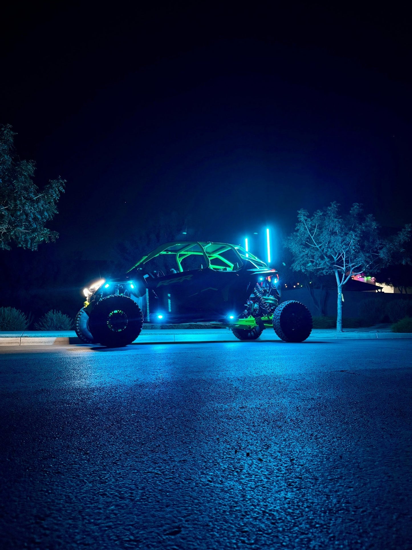 Rookie Series Rock Lights - Cavalier Lighting - Blue Line Whips