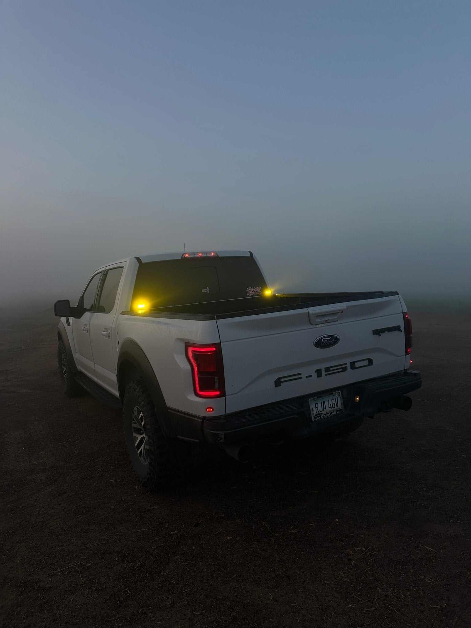 Chase lights on off-road vehicle ensuring visibility and safety on dusty trails day and night