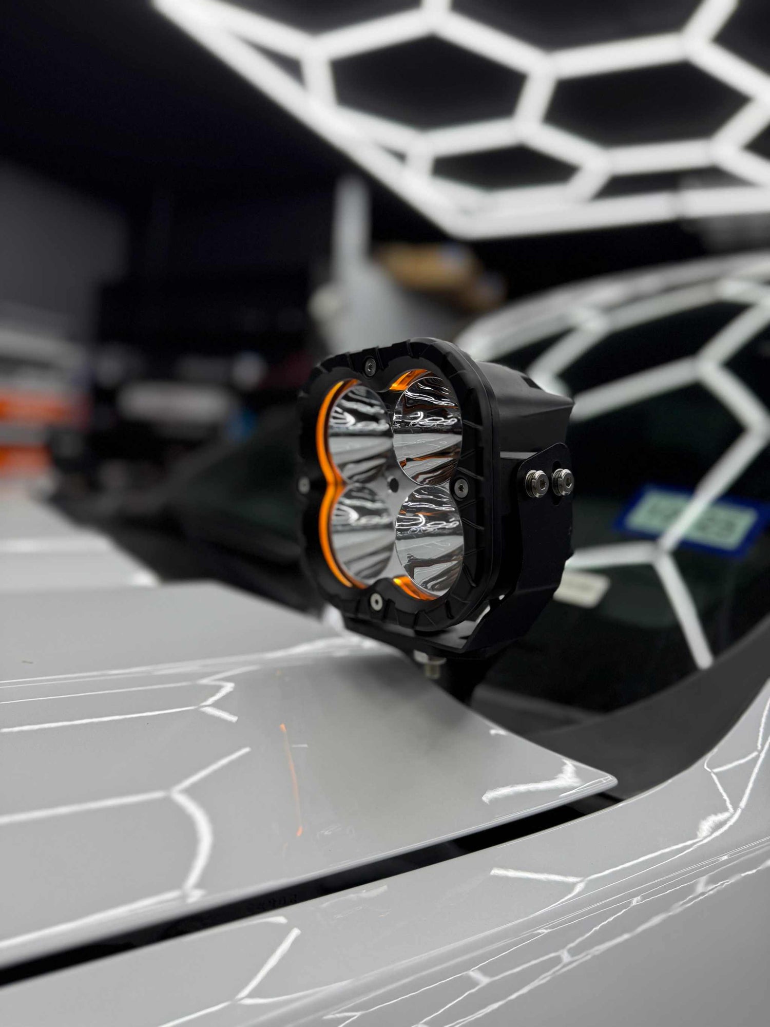 High-quality LED pod lights for off-road riding and trail illumination