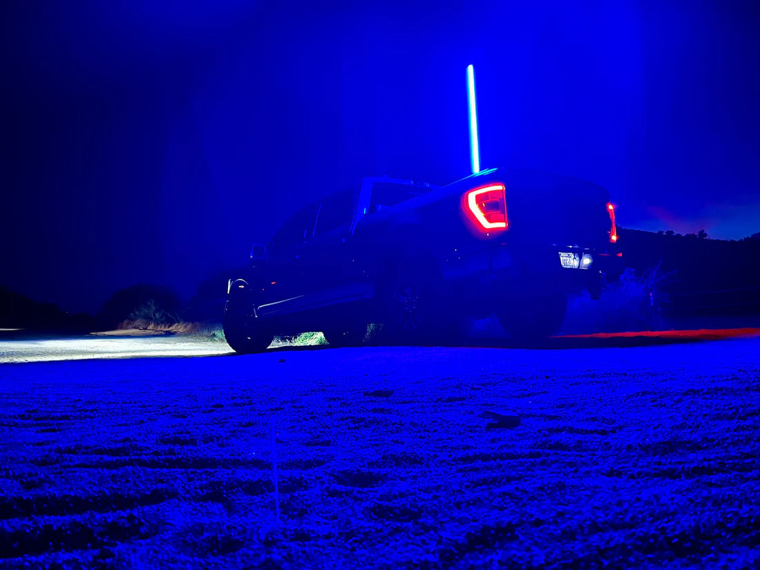 Blue Line Whips 4FT Ultra Bright LED Whip