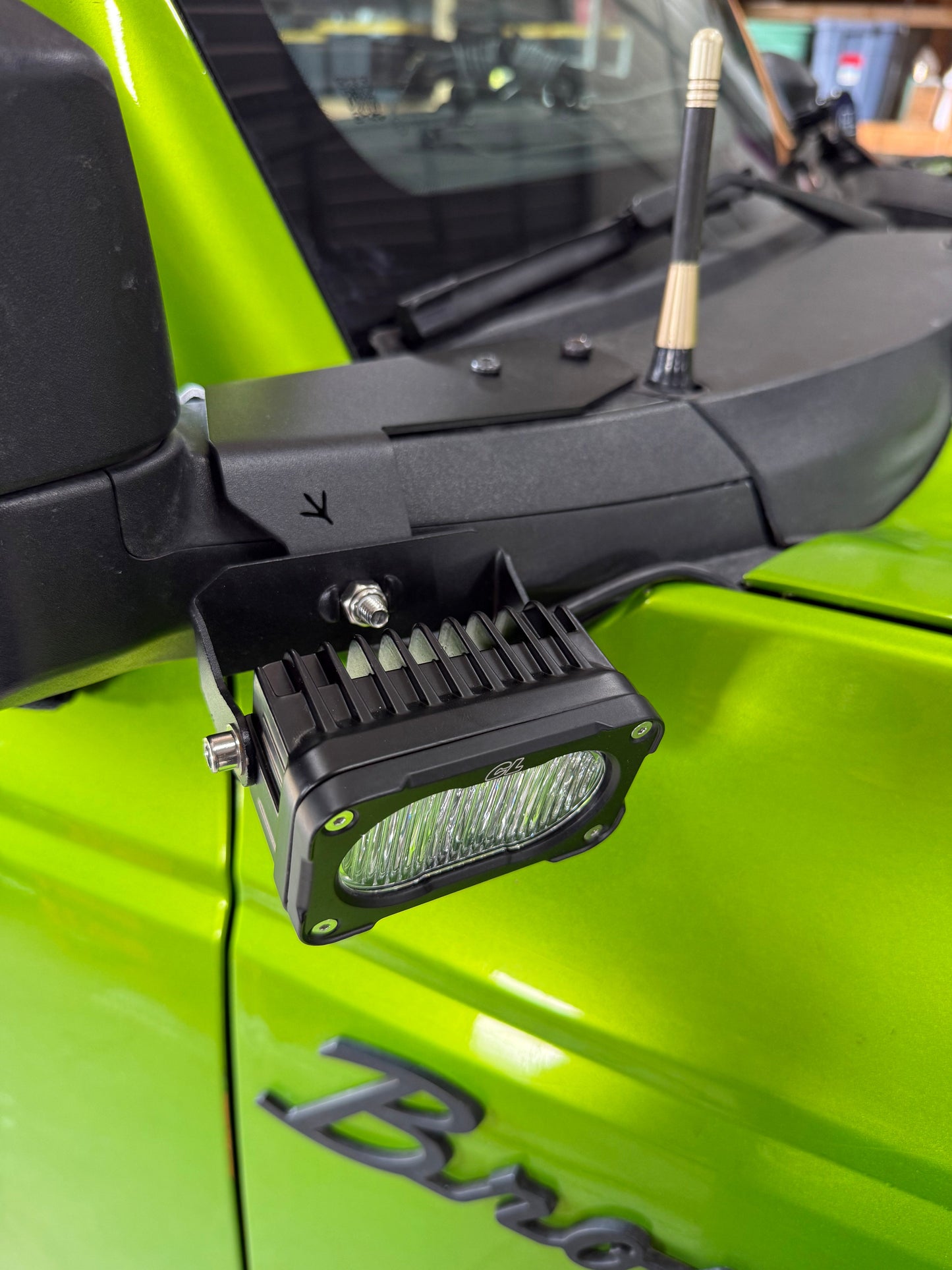 6th Gen Ford Bronco Elevated Ditch Light Mount