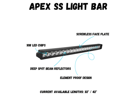 Apex SS Light Bar - Cavalier Lighting - Cavalier Lighting